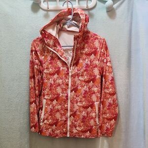 Hunter Abstract Hooded Rain Jacket For Girls